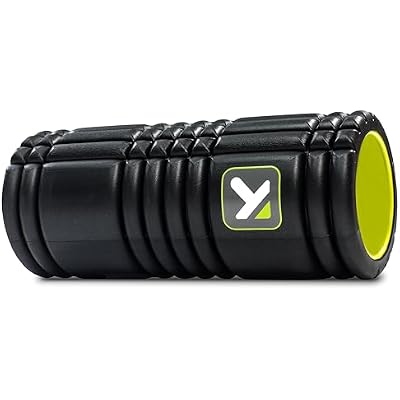 TriggerPoint Grid 1.0 Foam Roller - 13 Multi-Density Massage Roller for Deep Tissue & Muscle Recovery - Relieves Tight, Sore Muscles & Kinks, Improves Mobility & Circulation - Targets Key Body Parts
