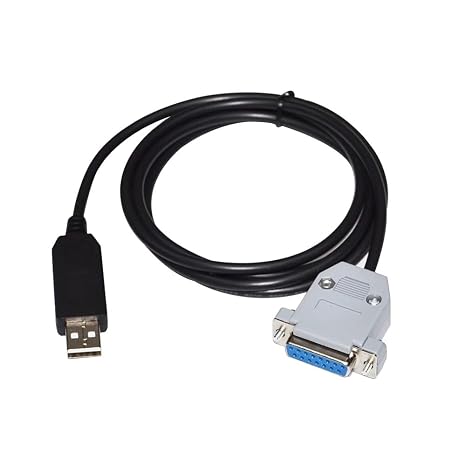 USB Male to DB15 Female Connector Data Cable for 3D Gaming Joystick PC Online Cable(1 Meters)
