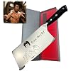 Custom Chef Knife - Personalized Engraved 7" Cleaver, Corporate Gift, Real Estate Closing Gift, Retirement