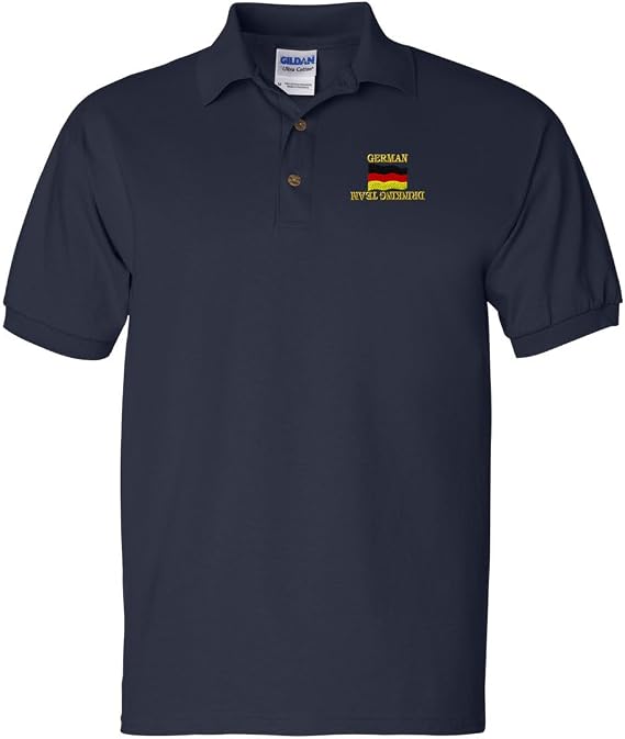 Polo Shirt, German Drinking Team Embroidered Design