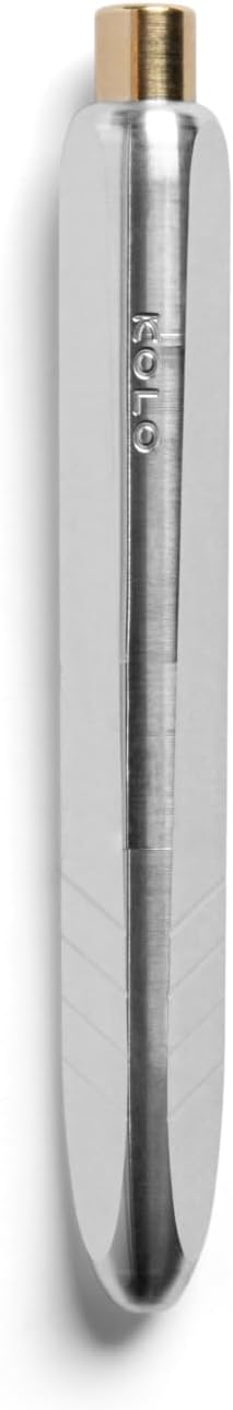 Kolo Tino Aluminum Ballpoint Pen, Retractable, Refillable Ink, Medium Point