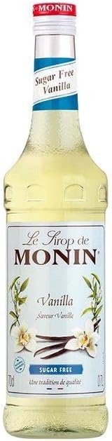 Monin Unsweetened Vanilla Coffee & Cocktail Syrup, 700 ml