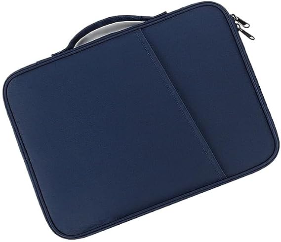 ジッパースリーブポーチタブレットバッグ対応Chuwi UBook X XPro 12インチ/13インチポータブルケース耐衝撃防水スリーブに最適Navy Blue,13inch