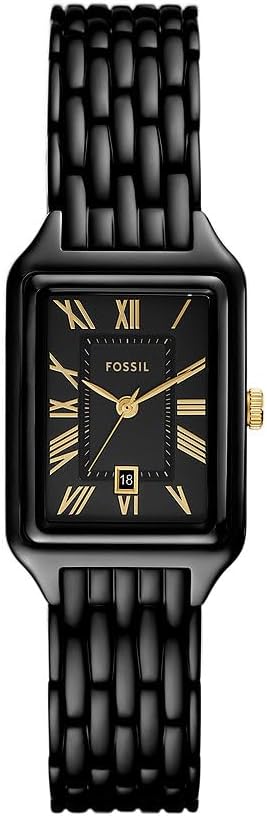 Fossil Raquel Watch for Women, Quartz Three Hand Movement with Stainless Steel Strap