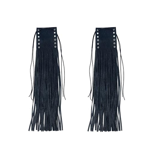 Motorcycle Handlebar Black Leather Fringes for Ducati Monster 800