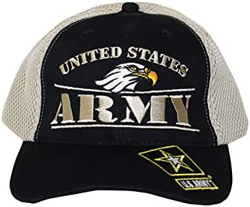 Army Hat Mesh Back Blk6