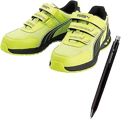 Puma 64.327.0 Safety Shoes, Sprint, 11.0 inches 28.0 cm, Yellow, 0.8 inches 2.0 cm, Low Cut, Erasable Ballpoint Pen Included, yellow