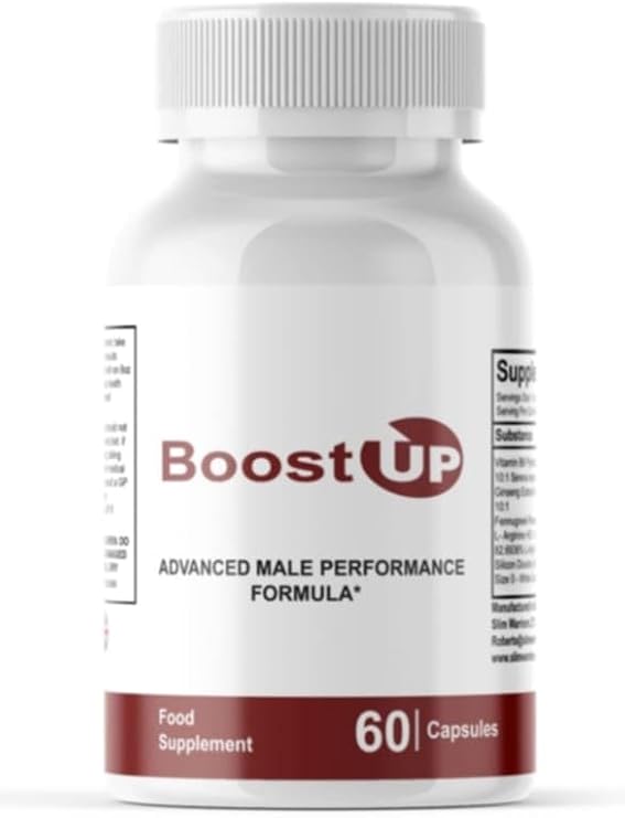 BoostUp for Men - Boost Up Male Performance - Supports a Healthy Blood Flow - Natural Ingredients - 60 Capsules/Supplement Heaven