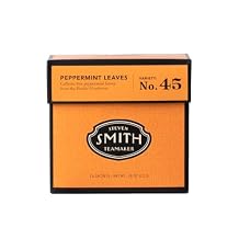 Steven Smith Teamaker Peppermint Leaves No. 45, Herbal Tea, Caffeine-Free, Sugar-Free, Sustainably Grown, Tea Bags, 15 Sachets, 0.78oz each