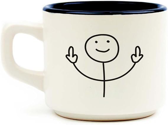 Çöp Adam Beyaz Venüs Kupa - Hediyelik Kupa Fincan Mug