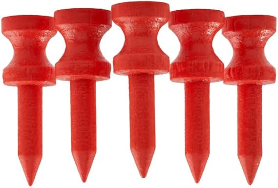 100 PCS Bamboo Golf Tees | Multiple Colours & Sizes | Castle Golf Tees | Standard Golf Tees | Eco Friendly & Sustainable Bamboo Golf Tees
