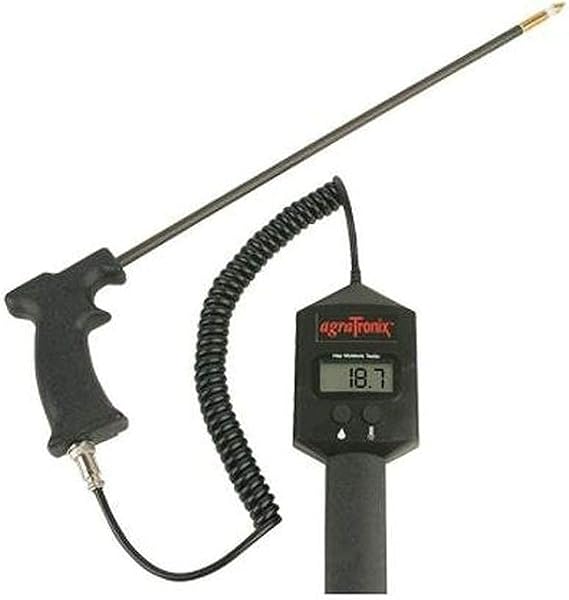 AgraTronix 07101, DHT-1-24 Portable Hay Moisture Meter with 24" Probe ...