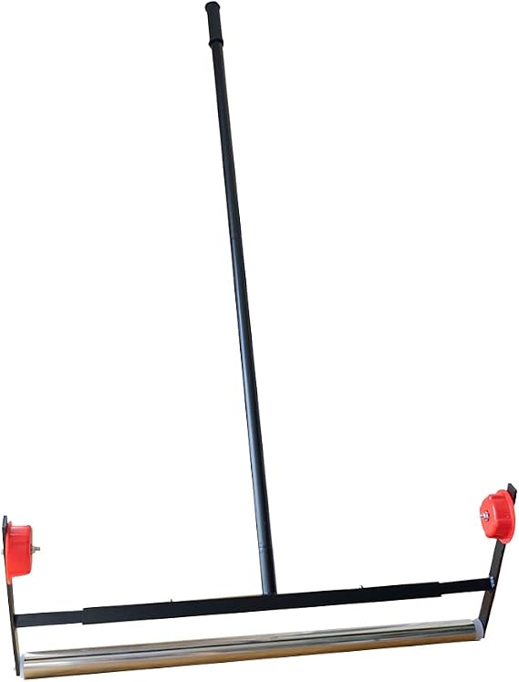 PAD N PROTECT Improved Carpet Protector Film Protection Applicator, Adjustable 24-36 Width, Fits 1.5-3 Core, Extra Strong Handle & Joints, Durable Carpet Shield with Manual, Easy Installation