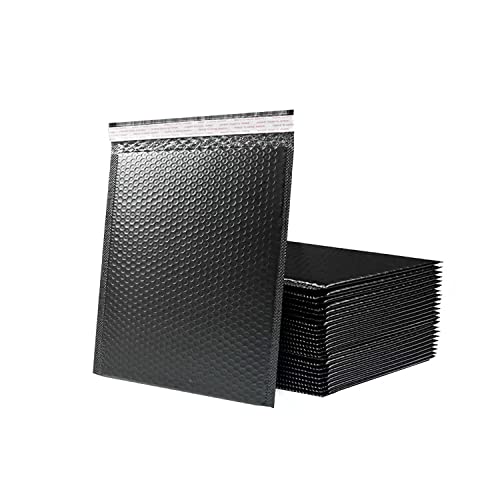 Bubble Mailers Padded KAIXILU Mailer Envelopes L13xW10 inch Packaging Mailing Envelope Bags Shipping Bag Bulk Pack Self Seal Package Mail Packing Business Supplies,black -25PCS