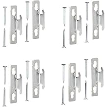 Kenney Mfg Kenney KN851 Single Curtain Rod Bracket, 4 Pack