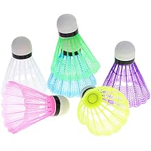 6pcs Colorful Badminton Balls Portable Shuttlecocks Products Sport Training Train Outdoor Supplies