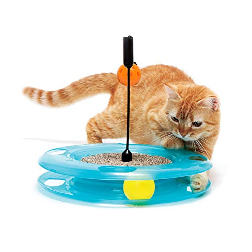 Kitty City Swat Track Cat Toy, 3 Toys in 1 Cat Toy for Cat and Kitty, 10.5 x 12.00 x 12.00, CM-0209-CS01