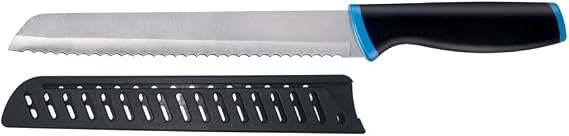 LIFESTYLE 20CM Serrated Bread Knife, Precision Kitchen Tool for Homemade Loaves, Pastries, and Baguettes, Ultra Sharp Blade for Clean Slices, Versatile Alternative to Utility, Paring, and Chef Knives