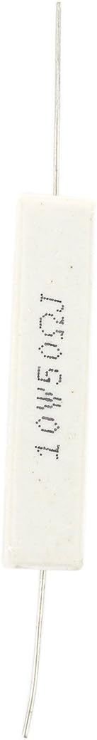 5 Pcs 10W 50 Ohm 5% Ceramic Cement Resistor 10 Watt