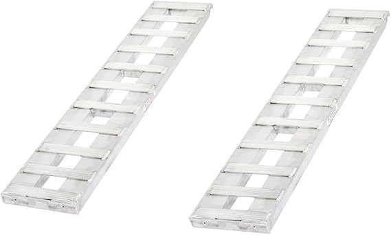 60" x 12" x 2" Aluminum Auto Trailer Loading Ramps 3000 lb Capacity per Axle