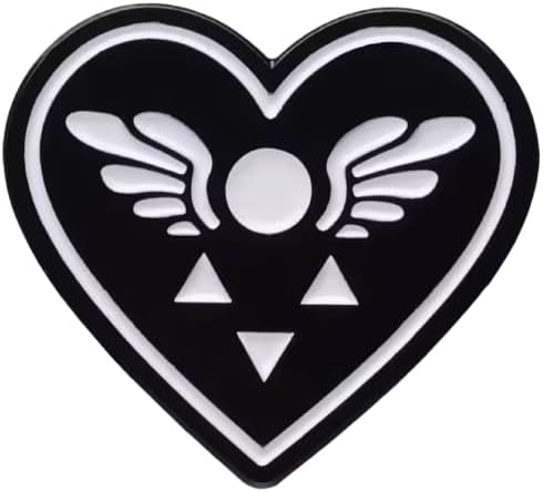 Delta Rune Deltarune Heart Undertale Sans Papyrus Indie Video Game 1.1" Enamel Pin Badge