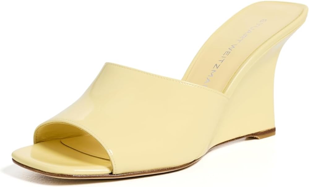 Stuart Weitzman Women's Vinnie Wedge Mules 85