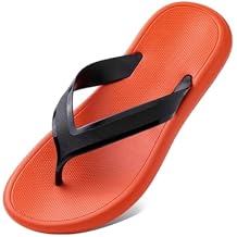 Men's Flip Flops Sandal Casual Comfortable Outdoor Thong Sandals for Men Summer Beach Slides Lightweight Non-Slip Shoes