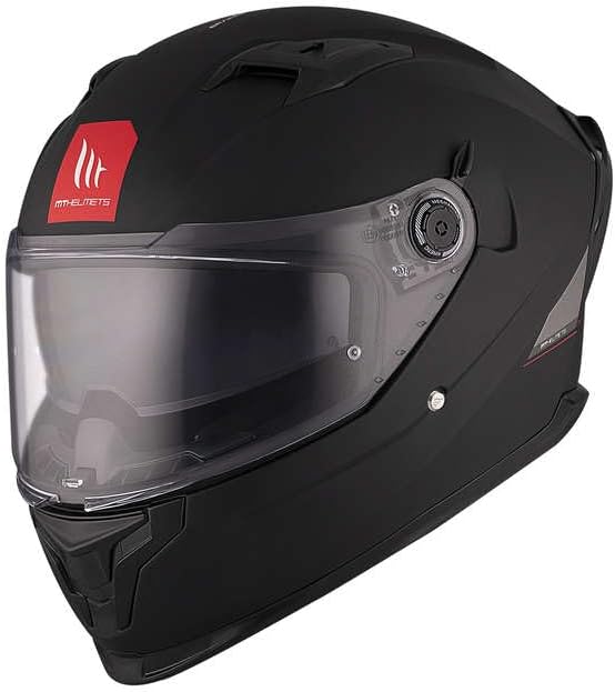 MT Motorcycle Helmet - Full Face - ECE 22.06 - MT Braker SV Solid A1 Matt Black XL