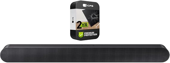 Samsung HW-S50B 3.0 ch All-in-One Soundbar with Dolby 5.1 DTS Virtual:X 2022 Bundle with Premium 2 YR CPS Enhanced Protection Pack