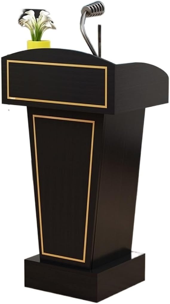 Lectern Podium Stand Heavy Duty Lecterns Large Storage Area Church Pulpits School Teacher Portable Stand(C)