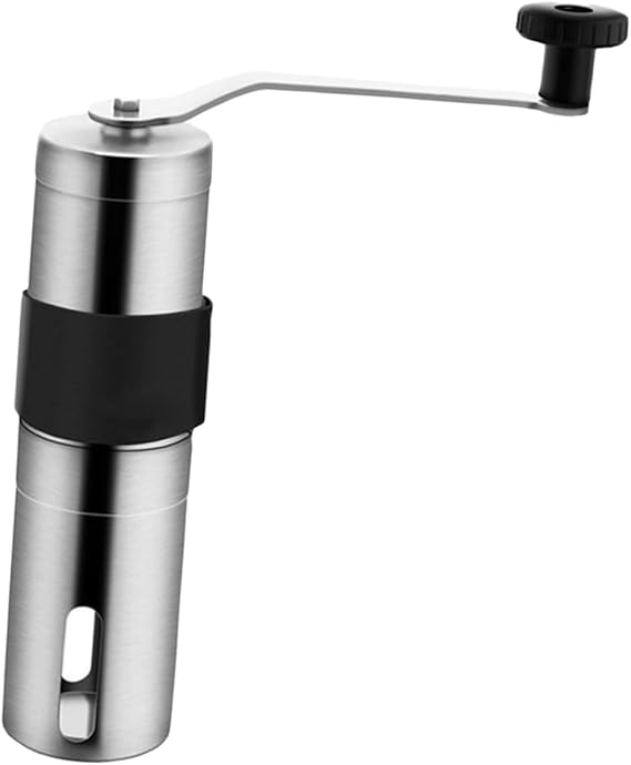 Ciieeo Adjustable Manual Coffee Grinder Portable Hand Mill Burr Stainless Steel Bean Hand for Cold Brew Drip Espresso