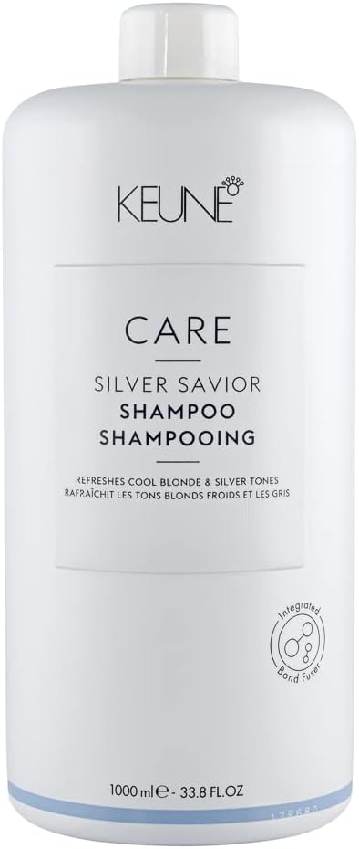 Keune Silver Savior Gri, Beyaz, Platin Saçlar İçin Mor Şampuan 1000ml
