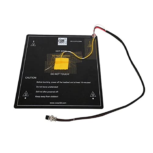 Creality CR-10 Heated Bed 310x310x3mm 12V Aluminum Hot Bed with Cable and Insulation Mat Compatible for Creality CR-10  CR-10S 3D Printers