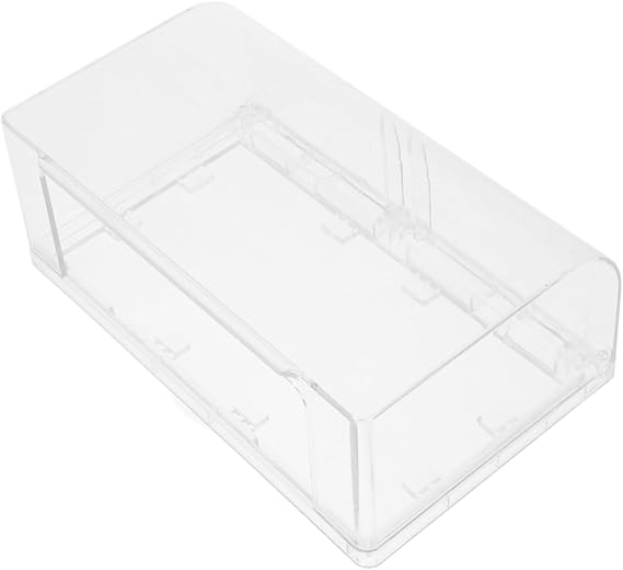 ULTECHNOVO Self Adhesive Socket Cover Thickened 2-Gang Waterproof Socket Box Splash Resistant Outlet Cover for Kitchen Bathroom Outdoor Use 7.95 X 4.76 X 2.95 in