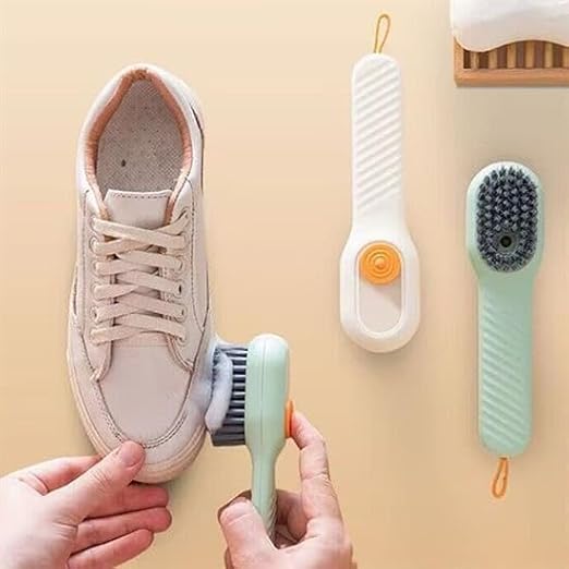 Deterjan Hazneli Süet Bot Nubuk Ayakkabı Temizleme Fırçası Mutfak Banyo Fırçası Çok Amaçlı