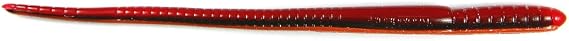 Roboworm Straight Tail Worm Bait (Red Craw, 7-Inch)