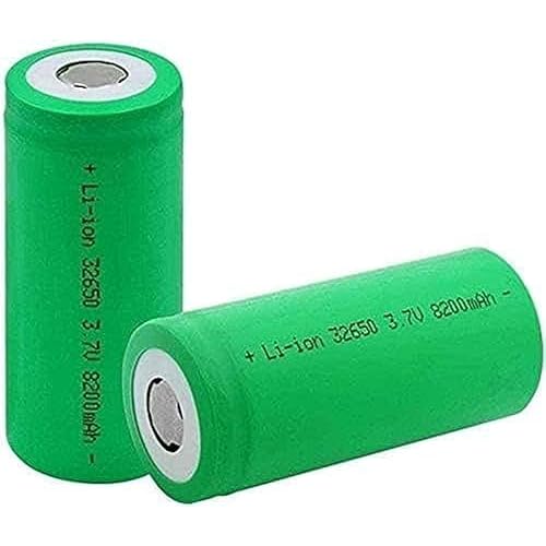 Rechargeable Batteries 8200Mah 32650 Li Ion Batteries 3C Discharge Current Led Replacement Cells 2Pieces