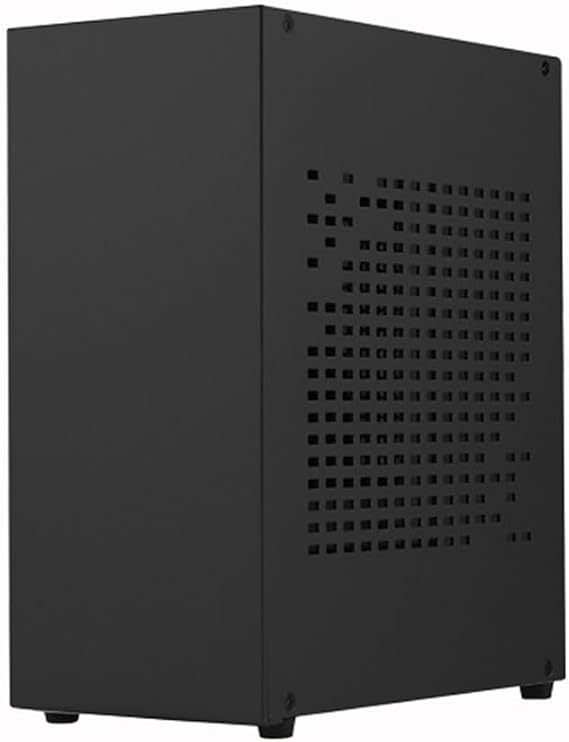 A07 Mini ITX Computer Case Chassis HTPC Host Case USB3.0 ITX Enclosure Personal Computer Chassis Desktop Box Easy Install Black