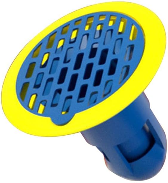 360 Floor Drain with Backflow Preventer One Way Drain Valve, Automatic Open Close, 360 Degree Drainage, and Convenient (Blue)