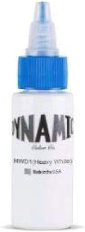 Dynamic Color Heavy White Tattoo Ink 1-oz