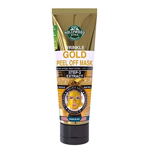 Hollywood Style Gold Peel Off Mask Tube Wrinkle 3.2 Oz