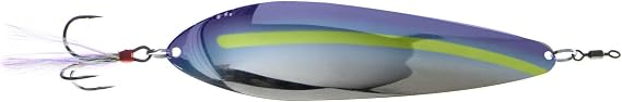 Nichols Lures - Bass Mafia Little Larry Spoon, Chartreuse Shad, 3/4oz (LL7-25)