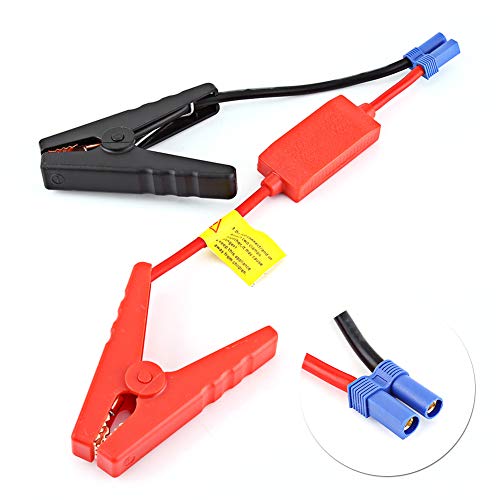 Red Jump Starter Cable Replacement, EC5 Jump Starter Cable, Battery Booster Jump Starter with Clip for 12v Car Battery Booster Jump Starter