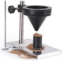 Soil Swelling Rate Tester, Neckless Funnel Soil Measuring Tool, Detachable Design, with Measuring Cup and Stirrer, for Determining Cohesive Soil Moisture Content