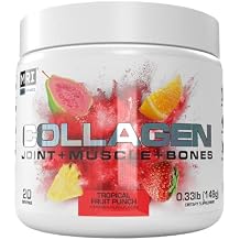 MRI Performance Collagen Peptides, Joint, Muscle & Bone Support with Hydrolyzed Type I & III Collagen (Tropical Fruit Punch, 20 Servings)