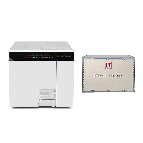 18L/23L Class B Fully Autoclave Digital Table Top Sterilizer Triple Vacuum Pressure Steam Sterilization (23L)