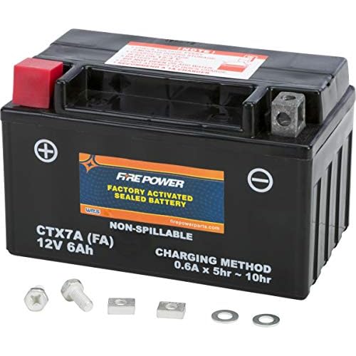 Fire Power CTX7A-BSFA Factory Activated Maintenance Free Sealed Battery