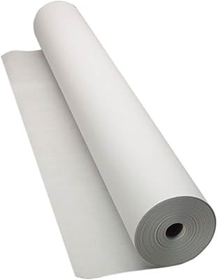 Mass King 36 x 700 White Urethane Grade Automotive Masking Paper 1 Roll