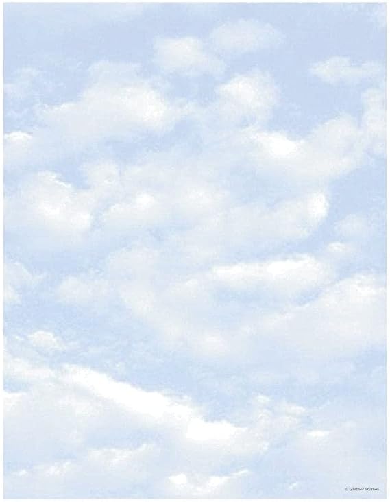 Gartner Studios Clouds Stationery Paper, Office Supplies, 90 GSM Paper, 8.5 x 11, 200 Count