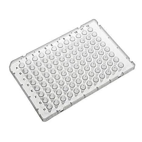 1141N68CS, 3961-520-000-9 PurePlus 96 Well PCR Plate with Half Skirt for ABI Fast Thermocycler, 0.1mL Capacity, Pack of 100